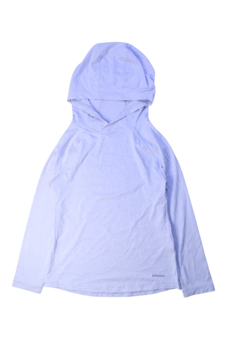 A Blue Active Tops from Patagonia in size 5T for boy. (Front View)
