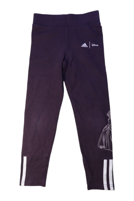 A Black Leggings from Adidas in size 5T for girl. (Front View)