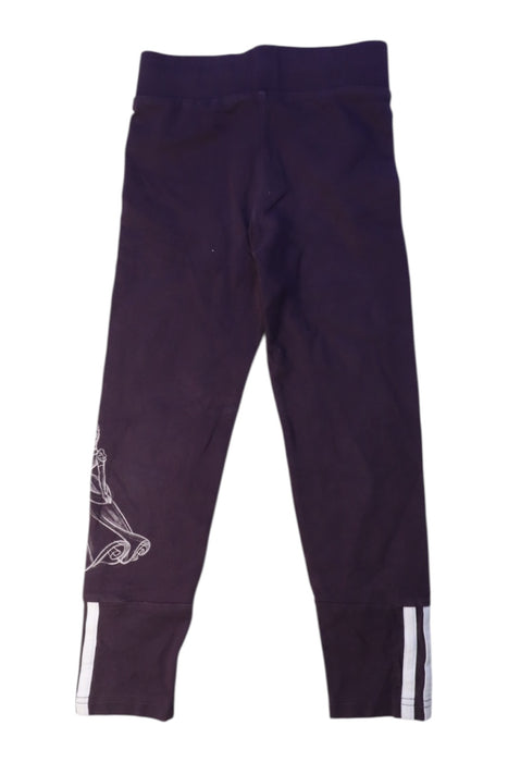 A Black Leggings from Adidas in size 5T for girl. (Back View)