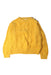 A Yellow Knit Sweaters from Seed in size 6T for girl. (Front View)