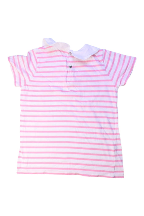 A Pink Short Sleeve Tops from Jacadi in size 8Y for girl. (Back View)