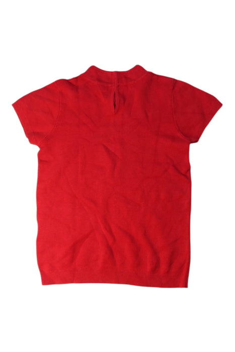 A Red Short Sleeve Tops from Shanghai Tang in size 6T for girl. (Back View)