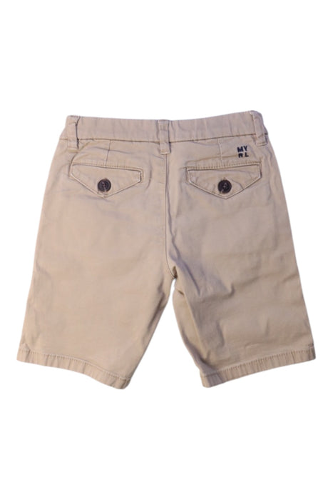 A Beige Shorts from Mayoral in size 4T for boy. (Back View)