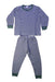 A Navy Pyjama Sets from Petit Bateau in size 4T for boy. (Front View)
