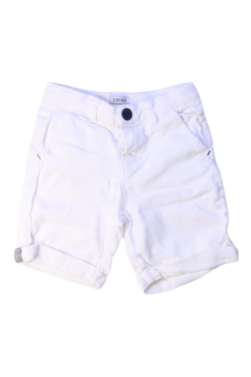 A White Shorts from IKKS in size 3T for neutral. (Front View)
