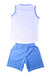 A White Shorts Sets from Air Jordan in size 4T for boy. (Back View)