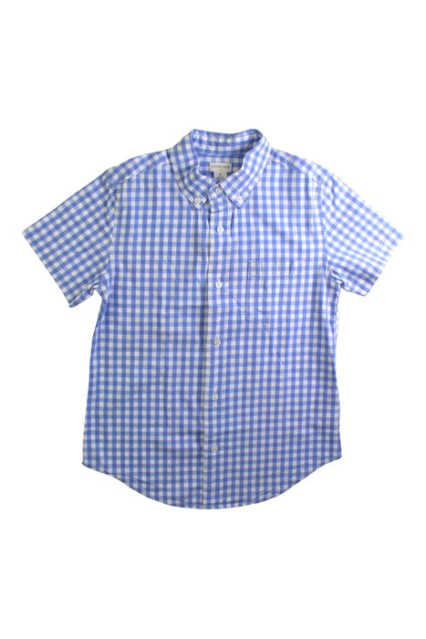 A Blue Short Sleeve Polos from Crewcuts in size 8Y for boy. (Front View)