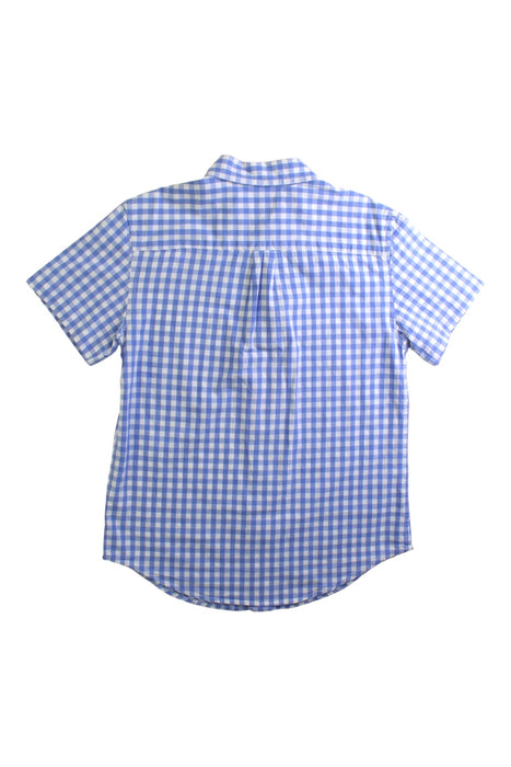 A Blue Short Sleeve Polos from Crewcuts in size 8Y for boy. (Back View)