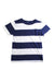 A Navy Short Sleeve T Shirts from Polo Ralph Lauren in size 6T for boy. (Front View)