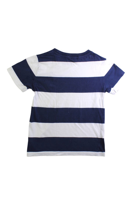 A Navy Short Sleeve T Shirts from Polo Ralph Lauren in size 6T for boy. (Back View)