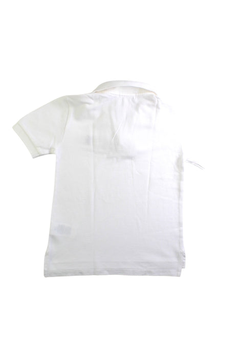 A White Short Sleeve Polos from Polo Ralph Lauren in size 4T for boy. (Back View)