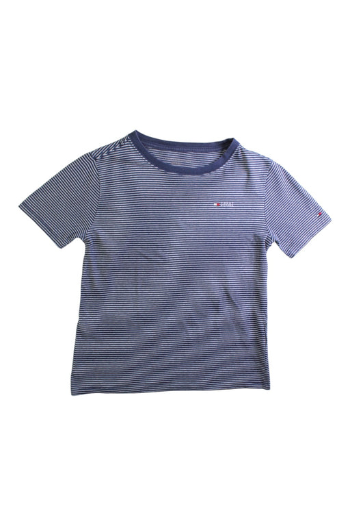 A Navy Short Sleeve T Shirts from Tommy Hilfiger in size 8Y for boy. (Front View)