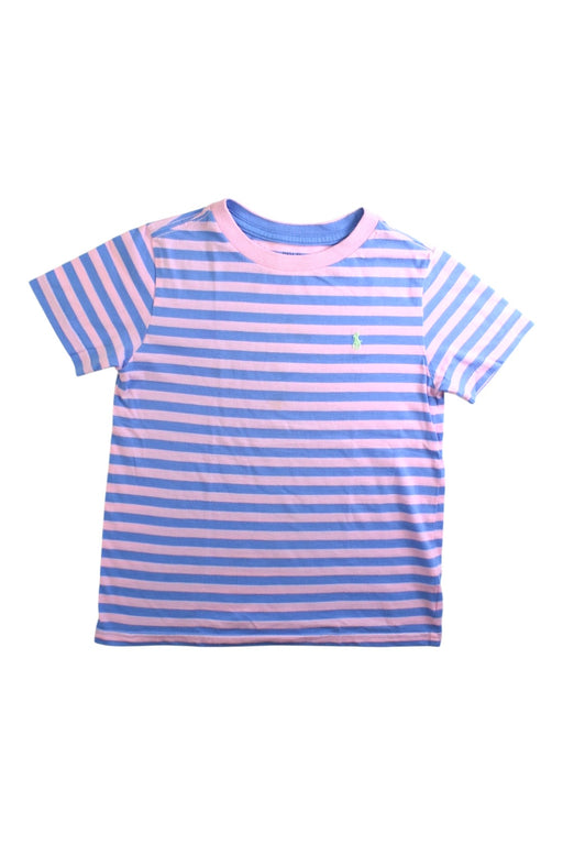 A Blue Short Sleeve T Shirts from Polo Ralph Lauren in size 5T for boy. (Front View)