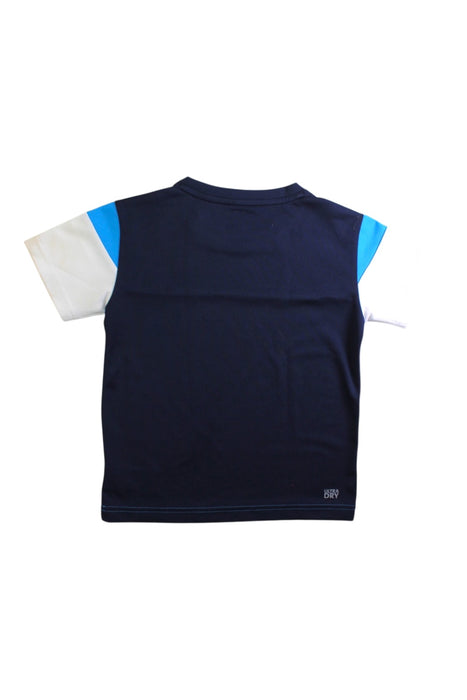 A Blue Short Sleeve Polos from Lacoste in size 6T for boy. (Back View)