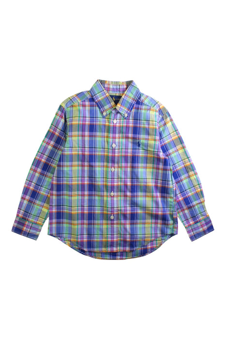 A Multicolour Long Sleeve Shirts from Ralph Lauren in size 4T for boy. (Front View)