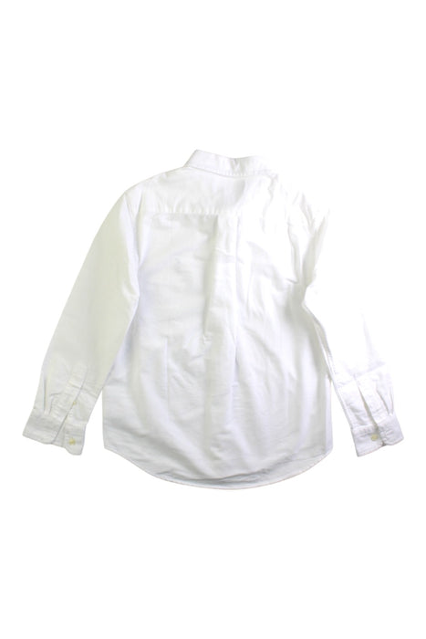 A White Long Sleeve Shirts from Ralph Lauren in size 6T for boy. (Back View)