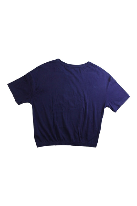 A Navy Short Sleeve T Shirts from Tommy Hilfiger in size 8Y for girl. (Back View)