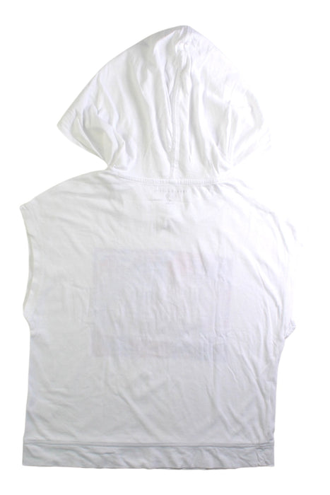 A White Sleeveless T Shirts from Tommy Hilfiger in size 8Y for girl. (Back View)