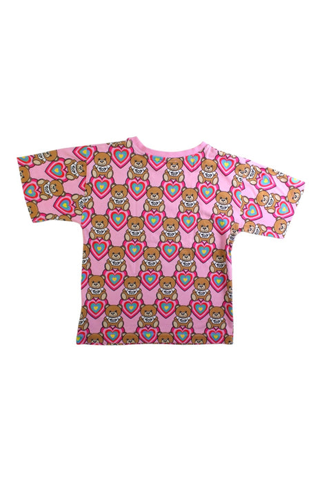 A Multicolour Short Sleeve T Shirts from Moschino in size 6T for girl. (Back View)