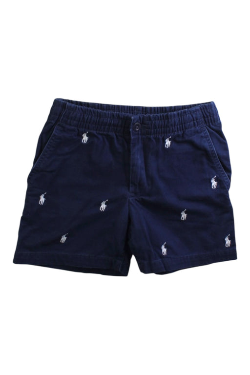 A Navy Shorts from Polo Ralph Lauren in size 6T for boy. (Front View)