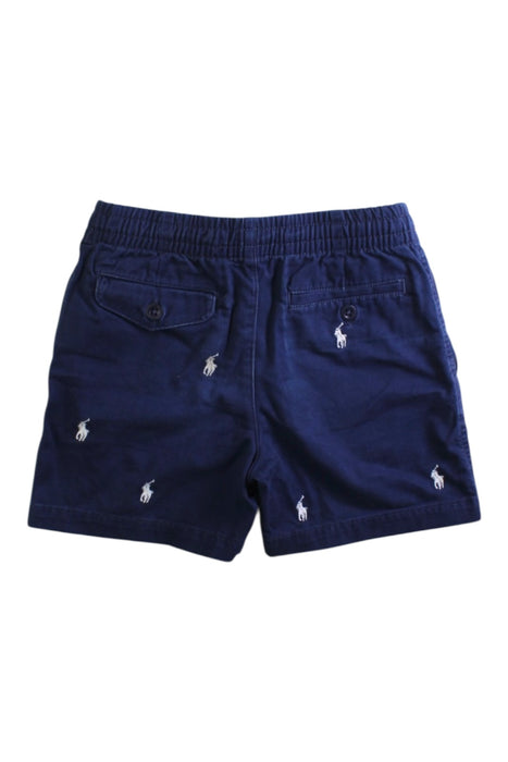A Navy Shorts from Polo Ralph Lauren in size 6T for boy. (Back View)