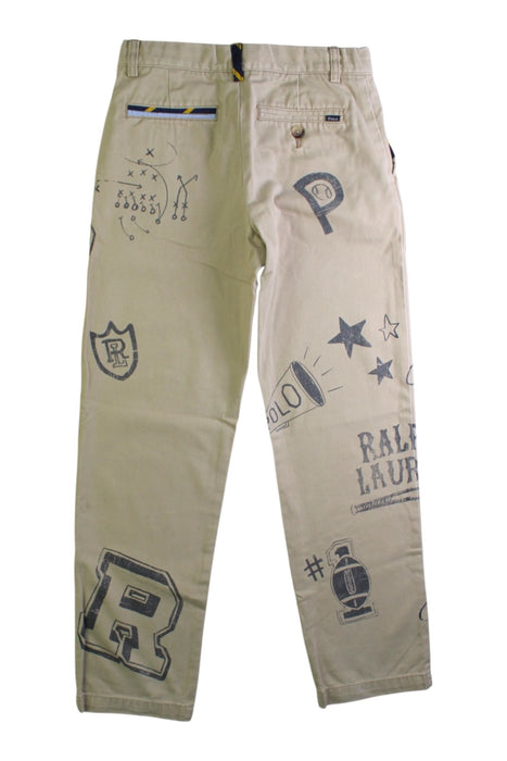 A Beige Casual Pants from Polo Ralph Lauren in size 7Y for boy. (Back View)