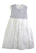 A White Sleeveless Dresses from Korango in size 4T for girl. (Front View)