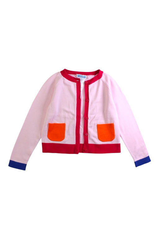 A Pink Cardigans from Jacadi in size 4T for girl. (Front View)