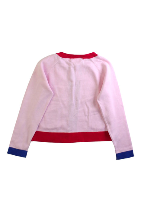A Pink Cardigans from Jacadi in size 4T for girl. (Back View)