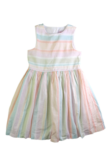 A Multicolour Sleeveless Dresses from Confiture in size 5T for girl. (Front View)