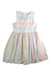 A Multicolour Sleeveless Dresses from Confiture in size 5T for girl. (Front View)