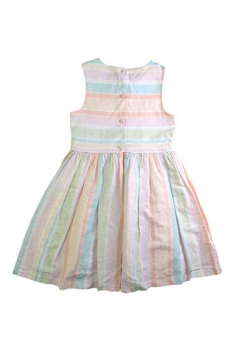 A Multicolour Sleeveless Dresses from Confiture in size 5T for girl. (Back View)