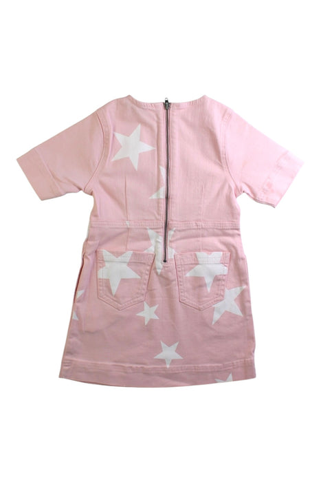 A Pink Short Sleeve Dresses from Stella McCartney in size 4T for girl. (Back View)