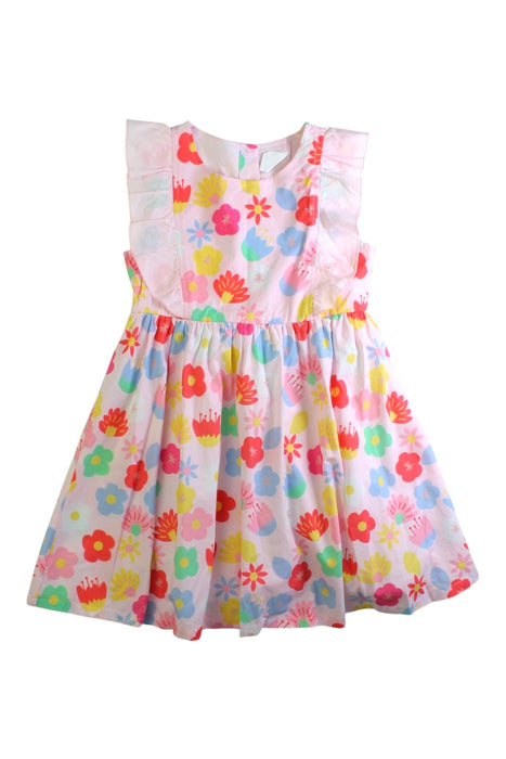 A Multicolour Sleeveless Dresses from Korango in size 4T for girl. (Front View)