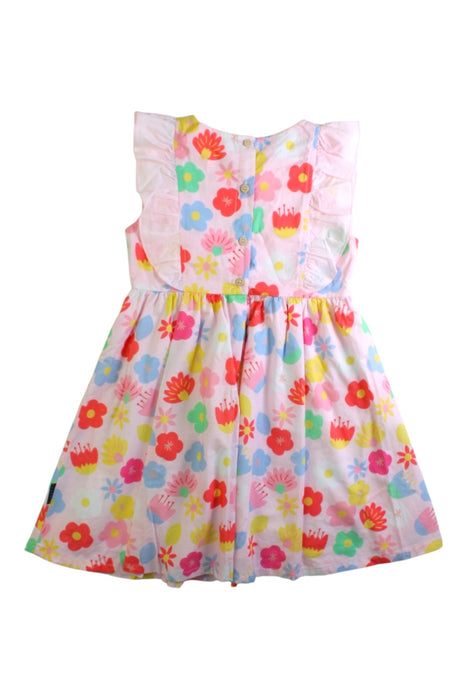 A Multicolour Sleeveless Dresses from Korango in size 4T for girl. (Back View)
