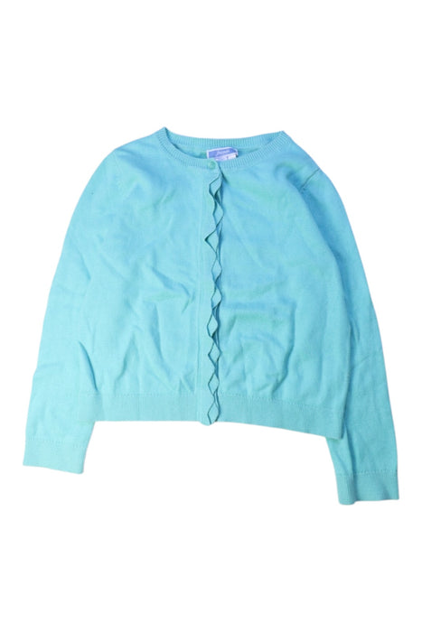 A Blue Cardigans from Jacadi in size 6T for girl. (Front View)