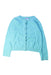A Blue Cardigans from Jacadi in size 6T for girl. (Front View)