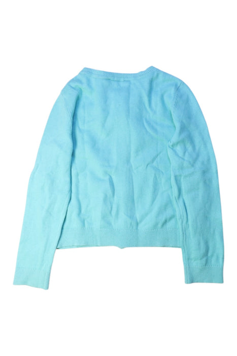 A Blue Cardigans from Jacadi in size 6T for girl. (Back View)