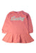 A Pink Long Sleeve Dresses from Seed in size 6T for girl. (Front View)
