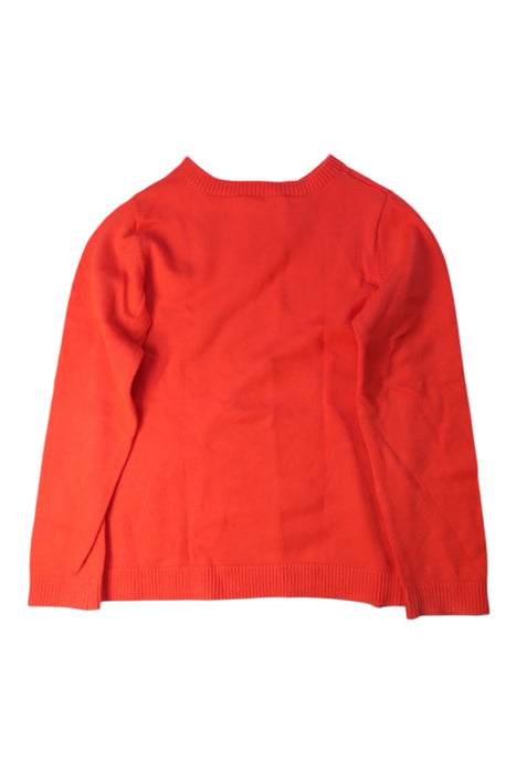 A Red Knit Sweaters from Jacadi in size 8Y for girl. (Back View)