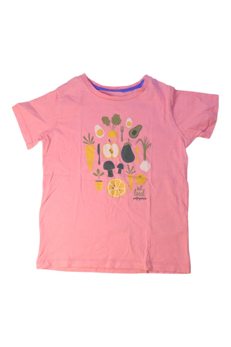A Pink Short Sleeve T Shirts from Patagonia in size 5T for boy. (Front View)