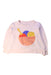 A Pink Crewneck Sweatshirts from Tinycottons in size 6T for girl. (Front View)