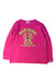A Pink Long Sleeve T Shirts from Bape by A Bathing Ape in size 5T for girl. (Front View)
