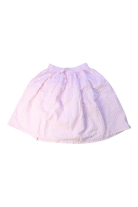 A Pink Short Skirts from Seed in size 4T for girl. (Front View)