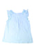 A Blue Sleeveless Tops from Mezzo Piano in size 7Y for girl. (Back View)