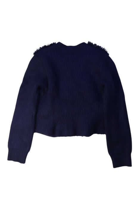 A Navy Cardigans from Mayoral in size 8Y for girl. (Back View)
