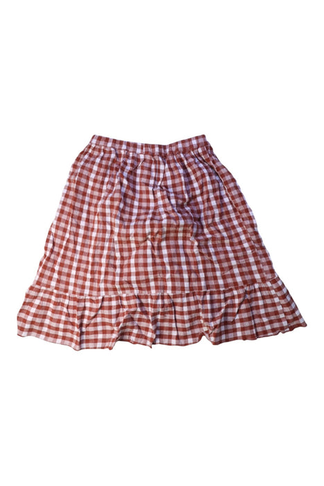 A Red Mid Skirts from Seed in size 8Y for girl. (Back View)