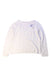 A White Long Sleeve Tops from Momonittu in size 6T for girl. (Front View)