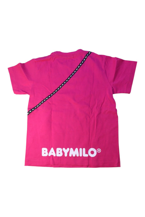 A Pink Short Sleeve T Shirts from Bape by A Bathing Ape in size 7Y for girl. (Back View)