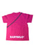A Pink Short Sleeve T Shirts from Bape by A Bathing Ape in size 7Y for girl. (Back View)